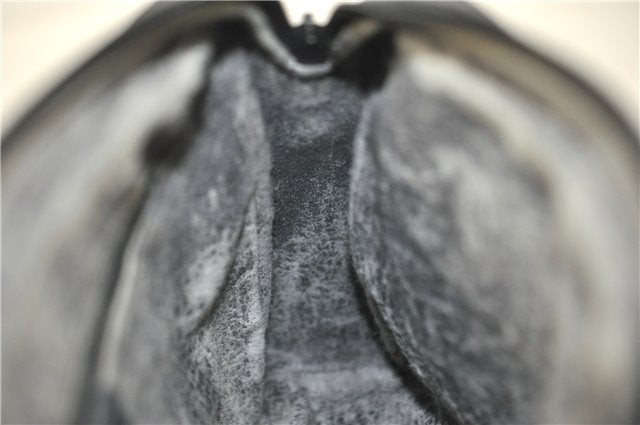 Authentic GUCCI Micro GG PVC Leather Shoulder Cross Body Bag Purse Black 0020G