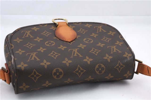 Auth Louis Vuitton Monogram Saint Cloud GM Shoulder Cross Bag M51242 LV 0021E