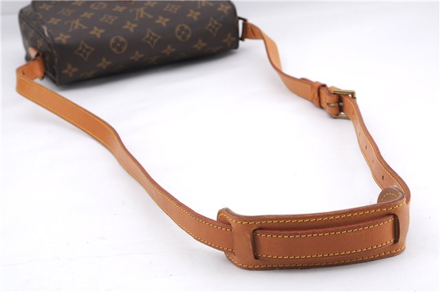 Auth Louis Vuitton Monogram Saint Cloud GM Shoulder Cross Bag M51242 LV 0021E