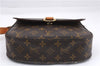 Auth Louis Vuitton Monogram Saint Cloud GM Shoulder Cross Bag M51242 LV 0021E