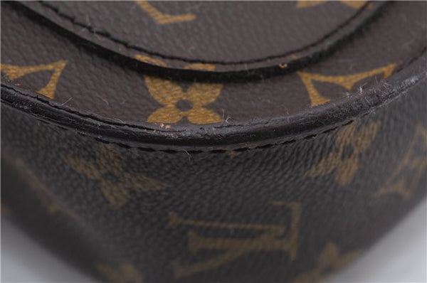 Auth Louis Vuitton Monogram Saint Cloud GM Shoulder Cross Bag M51242 LV 0021E