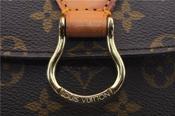 Auth Louis Vuitton Monogram Saint Cloud GM Shoulder Cross Bag M51242 LV 0021E