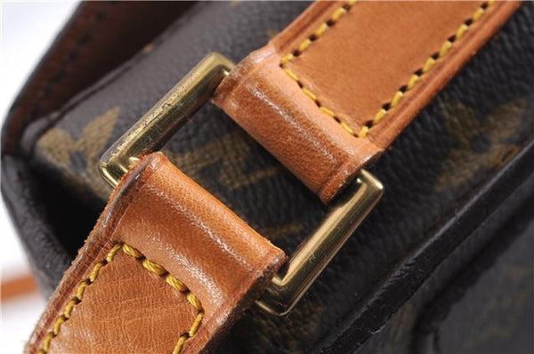 Auth Louis Vuitton Monogram Saint Cloud GM Shoulder Cross Bag M51242 LV 0021E