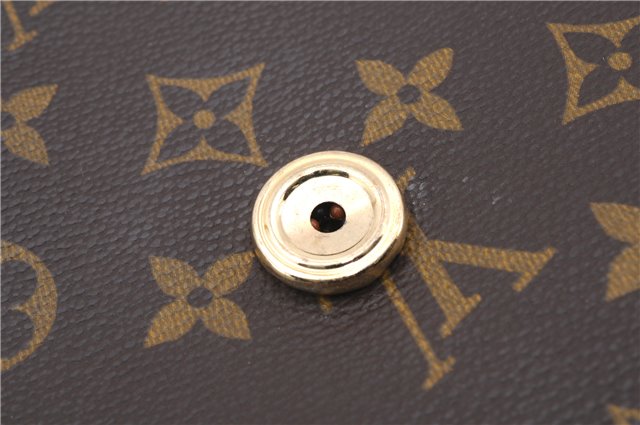 Auth Louis Vuitton Monogram Saint Cloud GM Shoulder Cross Bag M51242 LV 0021E