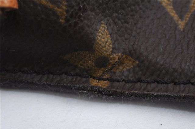 Auth Louis Vuitton Monogram Saint Cloud GM Shoulder Cross Bag M51242 LV 0021E