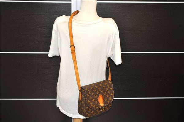 Auth Louis Vuitton Monogram Saint Cloud GM Shoulder Cross Bag M51242 LV 0021E