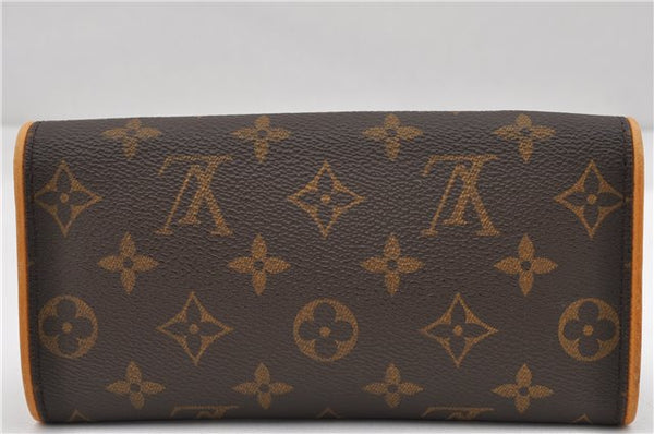 Authentic Louis Vuitton Monogram Pochette Twin PM Shoulder Bag M51854 LV 0021F