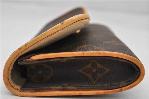 Authentic Louis Vuitton Monogram Pochette Twin PM Shoulder Bag M51854 LV 0021F