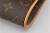 Authentic Louis Vuitton Monogram Pochette Twin PM Shoulder Bag M51854 LV 0021F