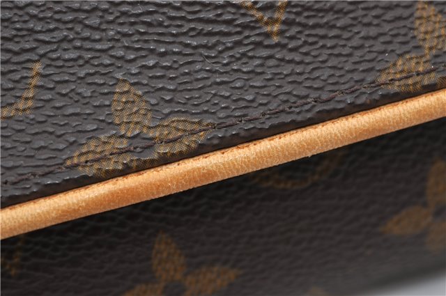 Authentic Louis Vuitton Monogram Pochette Twin PM Shoulder Bag M51854 LV 0021F
