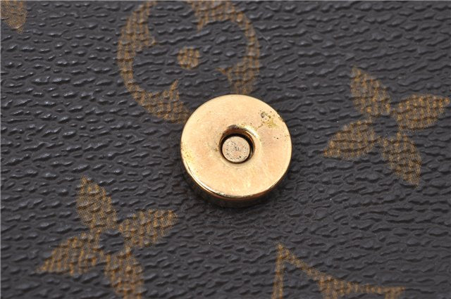 Authentic Louis Vuitton Monogram Pochette Twin PM Shoulder Bag M51854 LV 0021F