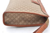 Authentic CELINE Macadam Blason Pattern Clutch Hand Bag PVC Leather Beige 0021G