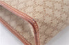 Authentic CELINE Macadam Blason Pattern Clutch Hand Bag PVC Leather Beige 0021G
