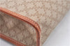 Authentic CELINE Macadam Blason Pattern Clutch Hand Bag PVC Leather Beige 0021G