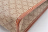 Authentic CELINE Macadam Blason Pattern Clutch Hand Bag PVC Leather Beige 0021G