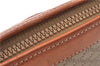 Authentic CELINE Macadam Blason Pattern Clutch Hand Bag PVC Leather Beige 0021G
