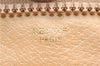 Authentic CELINE Macadam Blason Pattern Clutch Hand Bag PVC Leather Beige 0021G