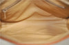 Authentic CELINE Macadam Blason Pattern Clutch Hand Bag PVC Leather Beige 0021G