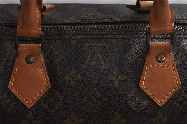 Authentic Louis Vuitton Monogram Speedy 40 Hand Bag M41522 LV 0022D