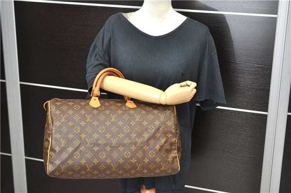 Authentic Louis Vuitton Monogram Speedy 40 Hand Bag M41522 LV 0022D