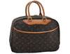 Authentic Louis Vuitton Monogram Trouville Hand Bag Purse M42228 LV 0022E