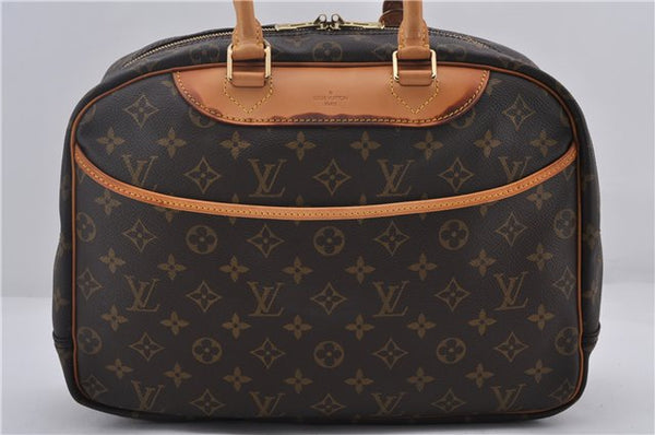 Authentic Louis Vuitton Monogram Trouville Hand Bag Purse M42228 LV 0022E