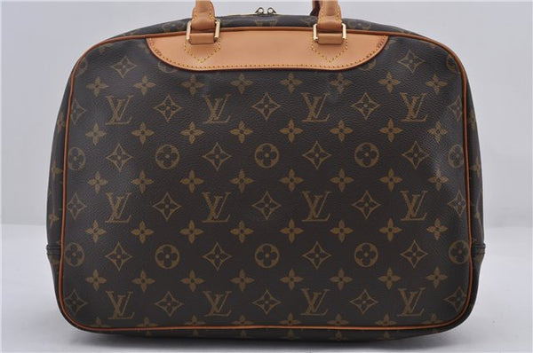 Authentic Louis Vuitton Monogram Trouville Hand Bag Purse M42228 LV 0022E