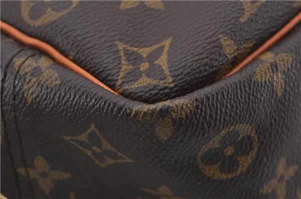 Authentic Louis Vuitton Monogram Trouville Hand Bag Purse M42228 LV 0022E