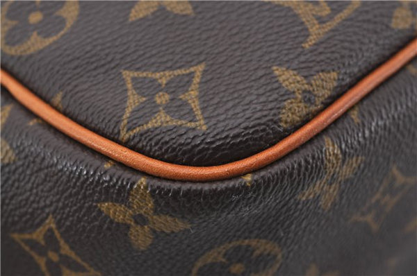 Authentic Louis Vuitton Monogram Trouville Hand Bag Purse M42228 LV 0022E
