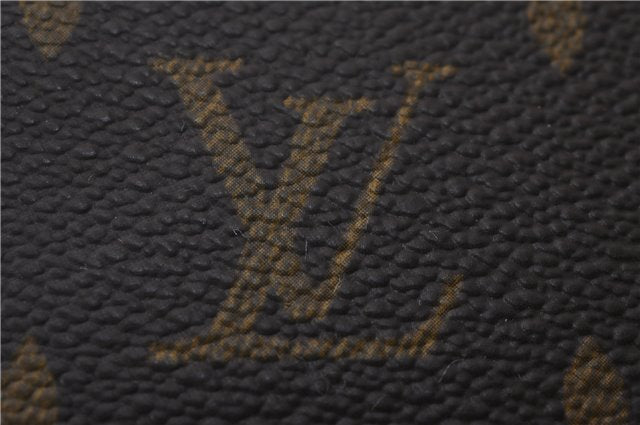 Authentic Louis Vuitton Monogram Trouville Hand Bag Purse M42228 LV 0022E