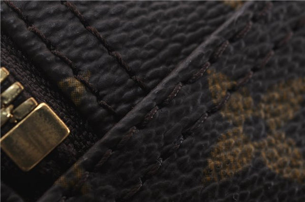 Authentic Louis Vuitton Monogram Trouville Hand Bag Purse M42228 LV 0022E