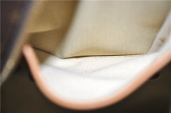 Authentic Louis Vuitton Monogram Trouville Hand Bag Purse M42228 LV 0022E