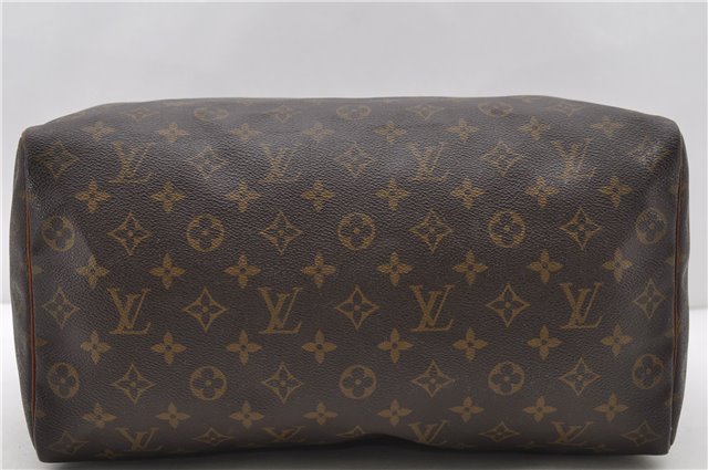 Authentic Louis Vuitton Monogram Speedy 35 Hand Bag M41524 LV 0023D