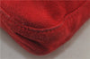 Authentic FENDI Shoulder Hand Bag Purse Suede Leather Red 0023E