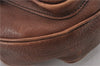Authentic PRADA Leather Nappa Vintage Shoulder Cross Body Bag Brown 0024G