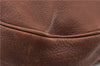 Authentic PRADA Leather Nappa Vintage Shoulder Cross Body Bag Brown 0024G