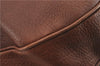 Authentic PRADA Leather Nappa Vintage Shoulder Cross Body Bag Brown 0024G