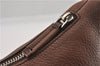 Authentic PRADA Leather Nappa Vintage Shoulder Cross Body Bag Brown 0024G
