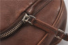 Authentic PRADA Leather Nappa Vintage Shoulder Cross Body Bag Brown 0024G