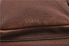 Authentic PRADA Leather Nappa Vintage Shoulder Cross Body Bag Brown 0024G