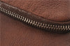 Authentic PRADA Leather Nappa Vintage Shoulder Cross Body Bag Brown 0024G