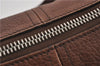 Authentic PRADA Leather Nappa Vintage Shoulder Cross Body Bag Brown 0024G