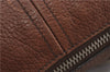 Authentic PRADA Leather Nappa Vintage Shoulder Cross Body Bag Brown 0024G