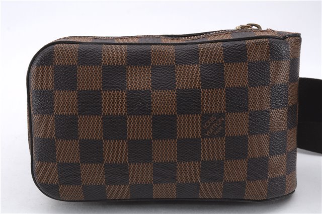 Authentic Louis Vuitton Damier Geronimos Waist Body Bag N51994 LV 0025E