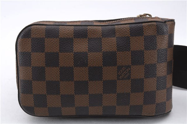 Authentic Louis Vuitton Damier Geronimos Waist Body Bag N51994 LV 0025E