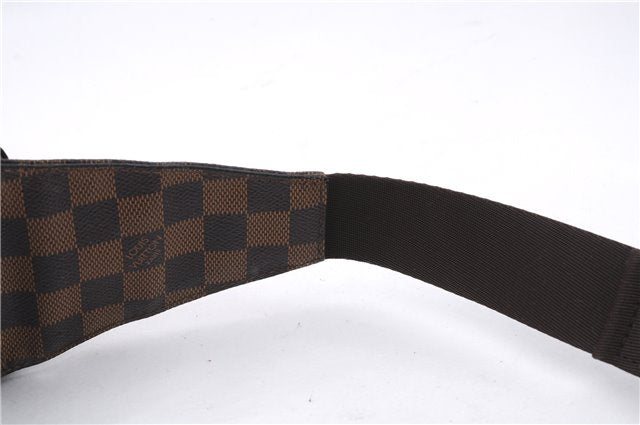 Authentic Louis Vuitton Damier Geronimos Waist Body Bag N51994 LV 0025E