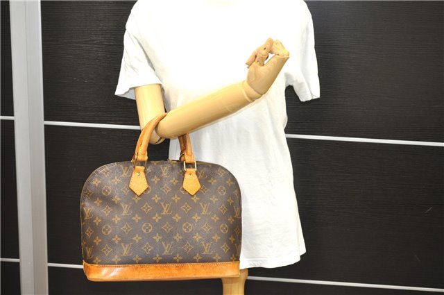 Authentic Louis Vuitton Monogram Alma Hand Bag M51130 LV 0026D