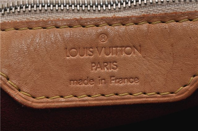 Auth Louis Vuitton Multicolor Aurelia MM White Shoulder Tote Bag M40094 LV 0026E