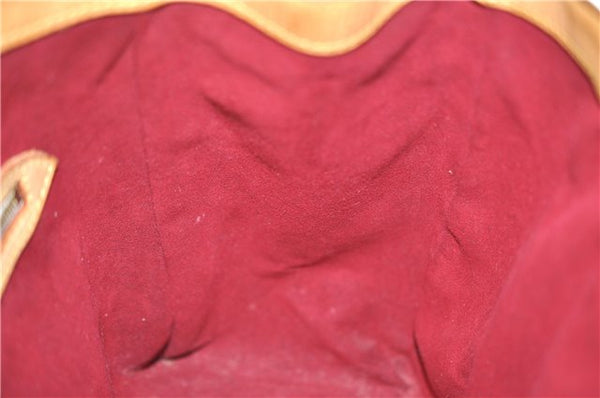 Auth Louis Vuitton Multicolor Aurelia MM White Shoulder Tote Bag M40094 LV 0026E