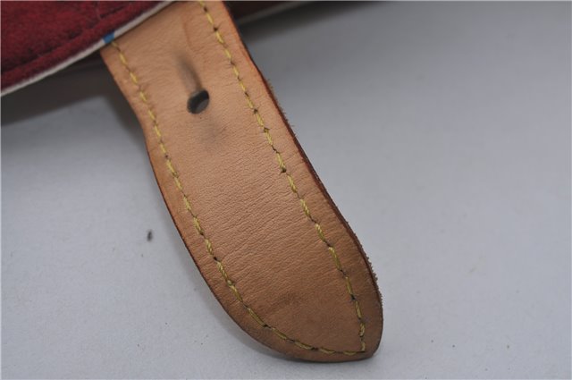 Auth Louis Vuitton Multicolor Aurelia MM White Shoulder Tote Bag M40094 LV 0026E